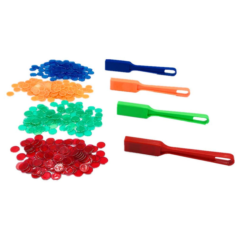 [Australia - AusPower] - Yuanhe Bingo Magnetic Wand with 100 Chips - 4 Sets in Color Red, Green, Yellow and Blue Per Order 