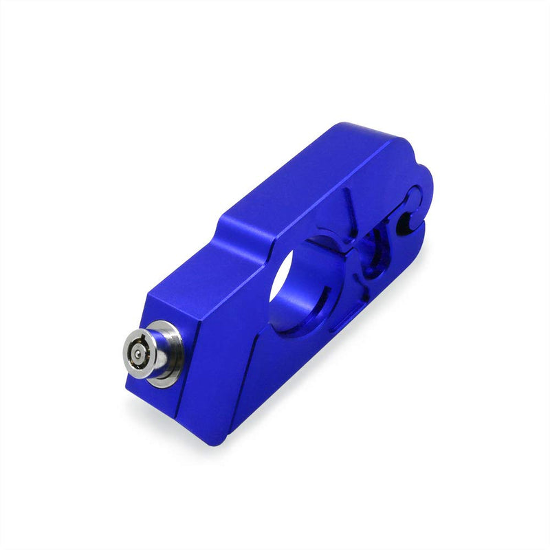 [Australia - AusPower] - Motorcycle Grip Lock Handlebar Throttle Security Lock Anti-Theft Scooters fit for ATV Motorcycles Dirt Street Bike (Blue) Blue 