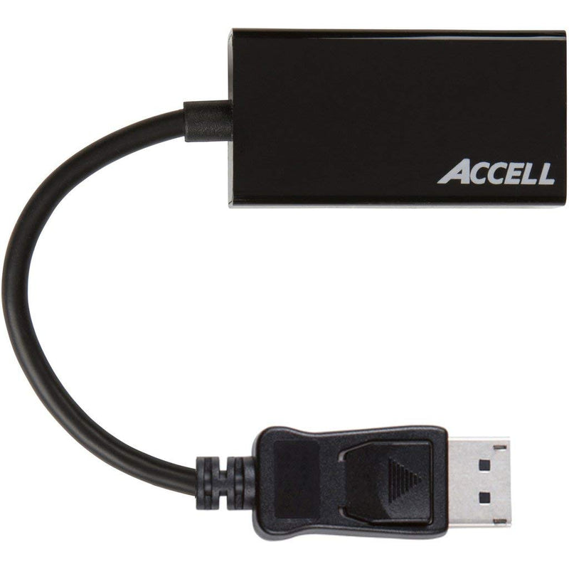 [Australia - AusPower] - Accell DP to HDMI Adapter - DisplayPort 1.2 to HDMI 2.0 Active Adapter - 4K UHD @60Hz, 3D Resolutions up to 1920x1080@120Hz, Black (B086B-011B) Retail 