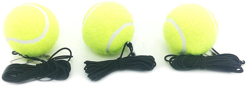[Australia - AusPower] - TaktZeit String Ball Spare Balls for Tennis Trainer Tennis Balls for Rebound Baseboard Self Tennis Training Tool Ball Back Training Gear Basic 3Pcs 