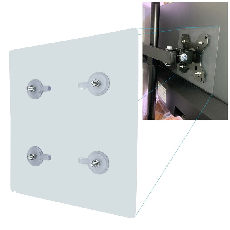 [Australia - AusPower] - NOBER VESA Mount Adapter Bracket Kit Non-VESA Mounting Universal for 75 VESA Monitor Arm Compatible 2 Pack 2 Pack VESA 75X75mm 