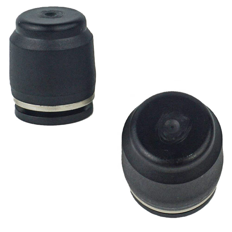 [Australia - AusPower] - Jienk 10PCS 1/2 Inch Tube OD Pneumatic Cap Plug Fitting, PPF-1/2 Plastic Push-in Connect Fitting 1/2 OD 