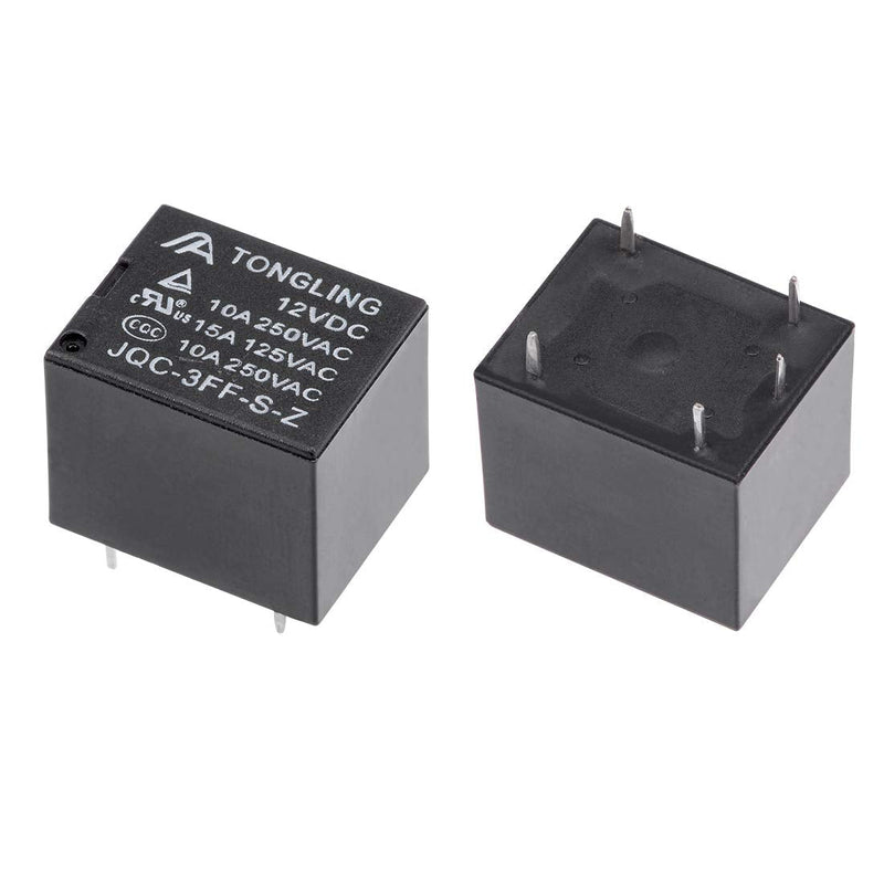 [Australia - AusPower] - uxcell 20 Pcs JQC-3FF-S-Z DC 12V Coil SPDT 5P PCB Electromagnetic Power Relay 