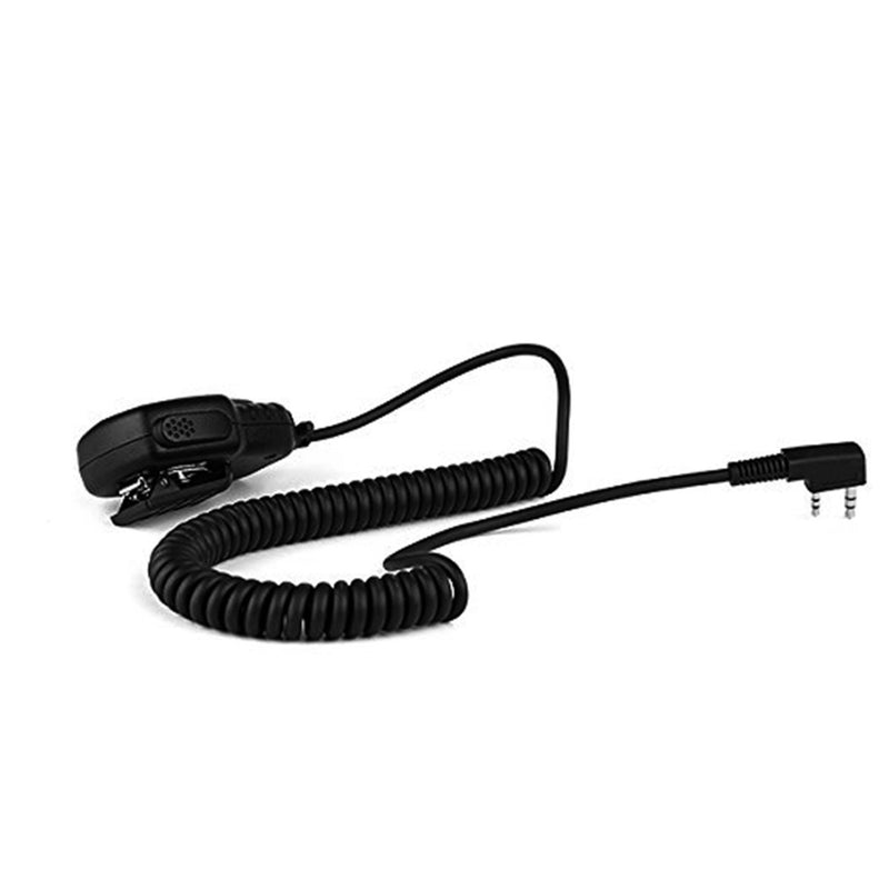 [Australia - AusPower] - Retevis H-777 Walkie Talkies Mic 2 Pin Shoulder Speaker Mic for Retevis RT22 RT21 RT19 H-777S RT15 RT68 RT27 RT21V RB26 RT18 RT1 RT28 RT-5R RT85 RT76 Arcshell AR-5 UV-5R BF-888S 2 Way Radios (1 Pack) 