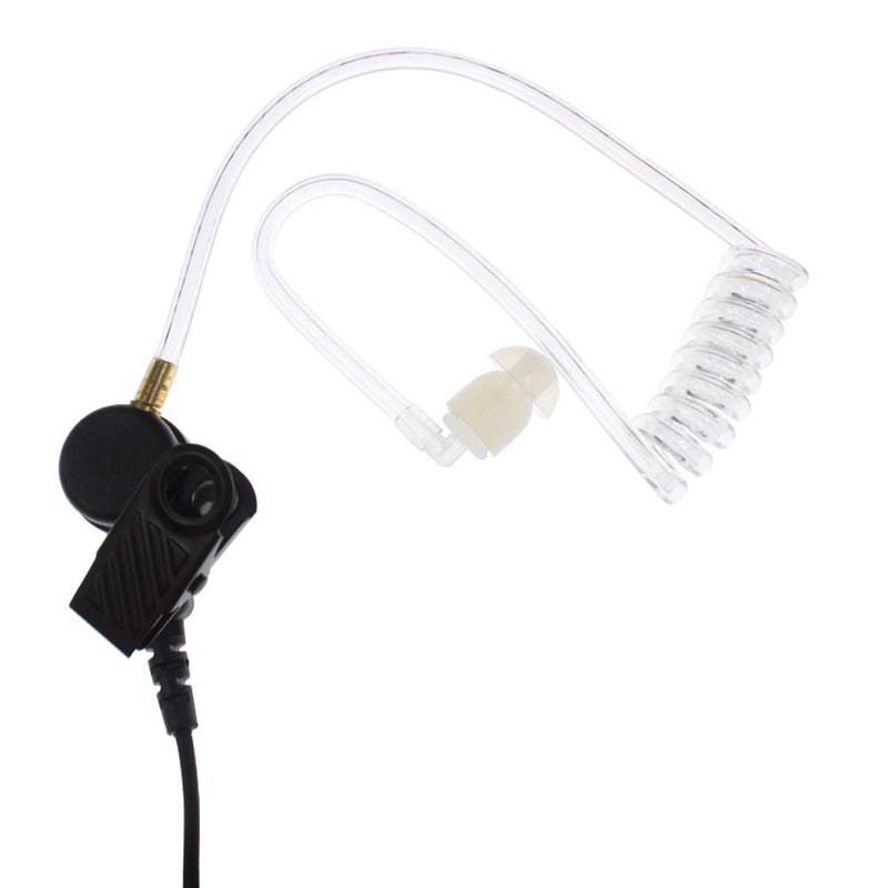 [Australia - AusPower] - RUKEY 1 pin Clear Air Covert Acoustic Tube Coil Surveillance Kit Earpiece Earphone Headset with PTT Microphone for Motorola SL1K SL1M SL7550 SL4000 