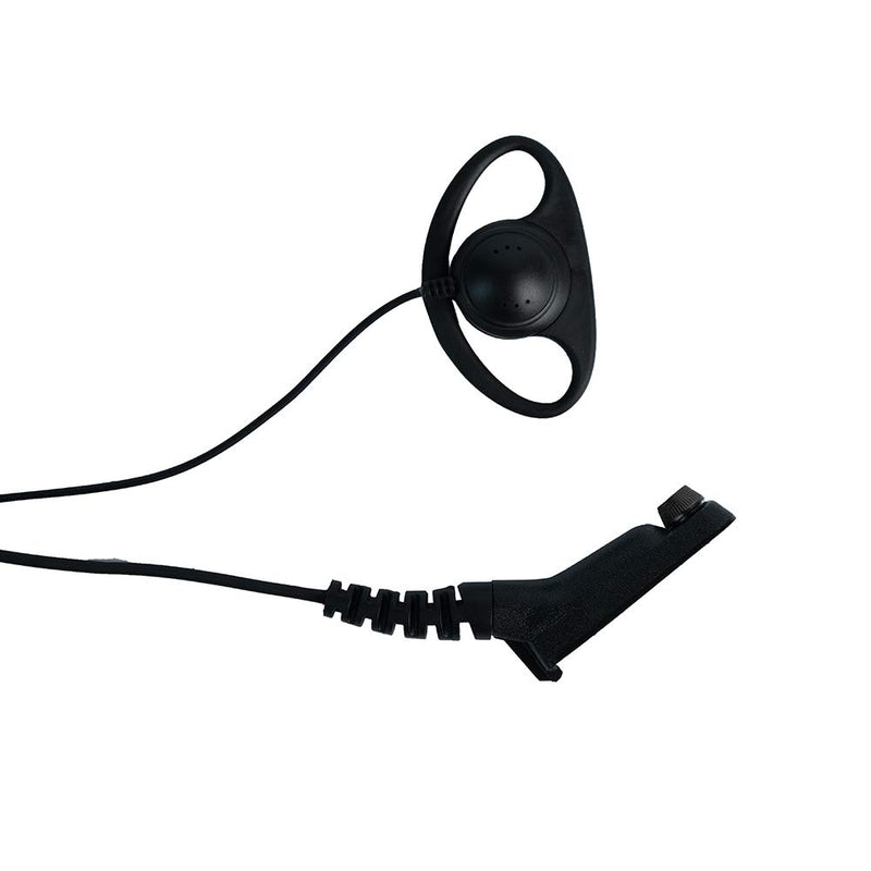 [Australia - AusPower] - Motorola Xpr 6550 Earpiece,Klykon D Shape Surveillance Ear Piece Headset with Ptt Mic for Motorola 2 Way Radio Walkie Talkie XPR7550 XPR6350 XPR7350 7550e 7580e 