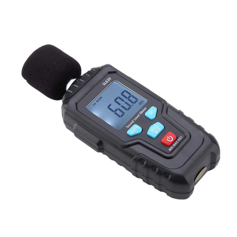 [Australia - AusPower] - Digital Measurement Meter Sound Level Meter Noise Tester LCD Screen Detector DB Meter Decibel Tester for FFT Analyzer for Houdehold for Industry and 