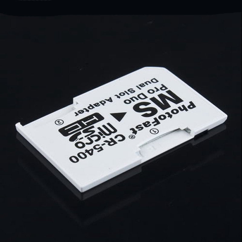 [Australia - AusPower] - Micro SD TF to Memory Stick MS Pro Duo for PSP 1000/2000 / 3000 Card Dual 2 Slot Adapter Converter CR-5400 CR5400 