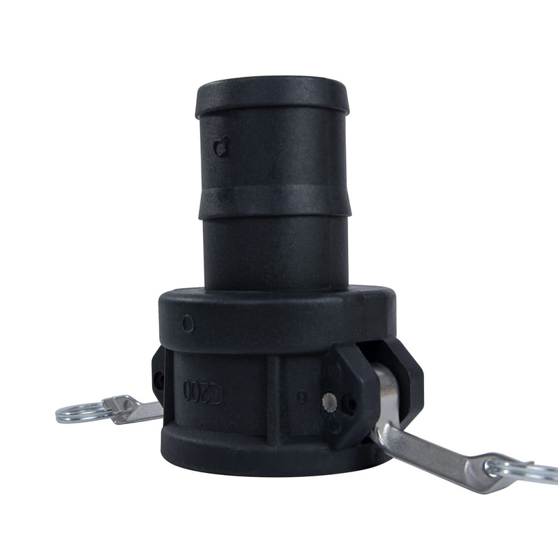[Australia - AusPower] - Quafwia 1 PC Poly Camlock Fittings 2" Cam lock Hose Fittings Standard Type C 2" Female Coupler x 2" Hose End With Camlock Gasket Inside Camlock Fittings Poly 