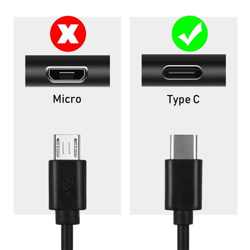 [Australia - AusPower] - Toniwa 6.6Ft USB Type-C Charger Cable Cord Replacement for ASUS ZenPad Z10, Z8, Z8s, 3S 10; ZenPad S 8.0 Z580CA; ZenPad 10 Z301MF/Z301M; LG G Pad 5 10.1 FHD Tablet Charging Cables 