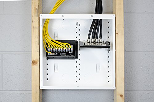 [Australia - AusPower] - Legrand - OnQ 1X8 Enhanced Passive Video Splitter, Coaxial Cable Splitter for Quality Video, Cable Splitter Approved for Digital Cable, HDTV, and High-Speed Internet, 1GHz, VM1002 1 x 8 Enclosure Mount 