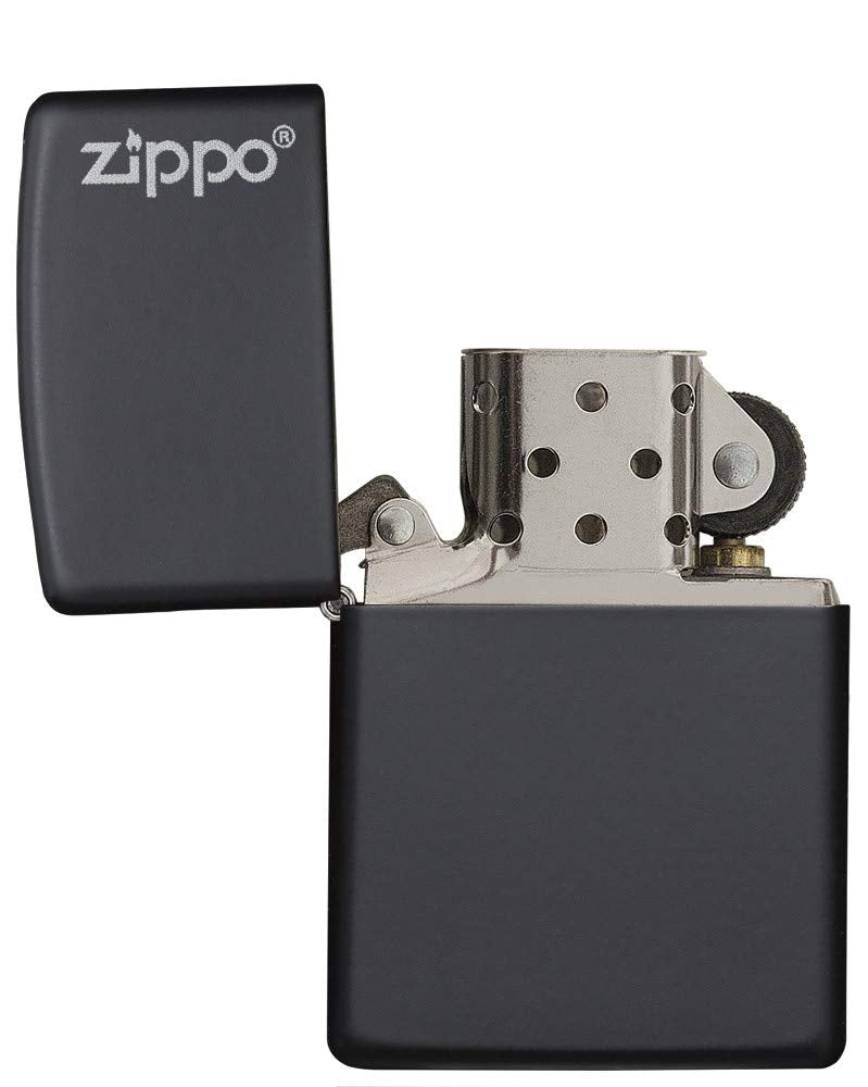 [Australia - AusPower] - Zippo Matte Pocket Lighters Logo Black 