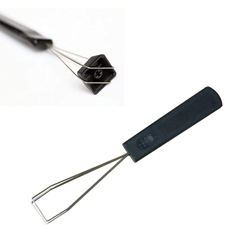 [Australia - AusPower] - Akwox Keycap Puller Cleaning Tool + Rubber O-Ring Sound Dampeners, 2 PCS Keycap Puller, 2 Cleaning Brush & 140 PCS Rubber O-Ring for Mechnial Keyboard Cherry MX Key Switch 