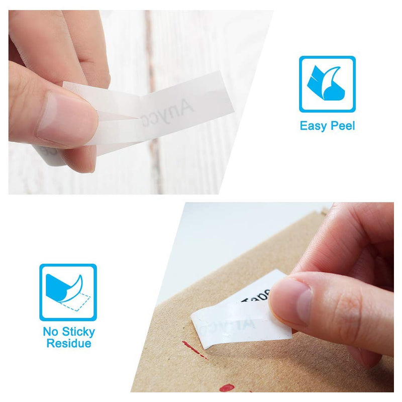 [Australia - AusPower] - Anycolor Compatible Label Refill Replacement for Dymo D1 45013 S0720530 Label Tape 1/2 Inch x 23 Ft Black on White for DYMO LabelManager 160 280 360D 420P 210D 450D PnP, 5-Pack 