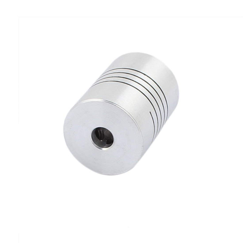 [Australia - AusPower] - Xnrtop 5mm to 6mm Shaft Coupling 25mm Length 19mm Diameter Stepper Motor Coupler Aluminum Alloy Joint Connector for 3D Printer CNC Machine DIY Encoder(Pack of 4） 