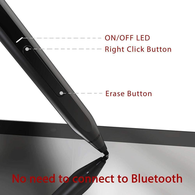 [Australia - AusPower] - BoxWave Stylus Pen for Acer Switch 5 (SW512-52) (Stylus Pen by BoxWave) - ActiveStudio Active Stylus, Electronic Stylus with Ultra Fine Tip for Acer Switch 5 (SW512-52) - Jet Black 