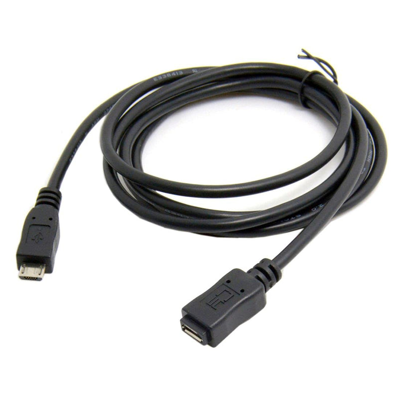 [Australia - AusPower] - CY Micro USB 2.0 Type B 5Pin Male to Micro USB Female Extension Cable 5ft Full Pin Connected for Tablet & Phone & MHL & OTG Extension 1.5M 