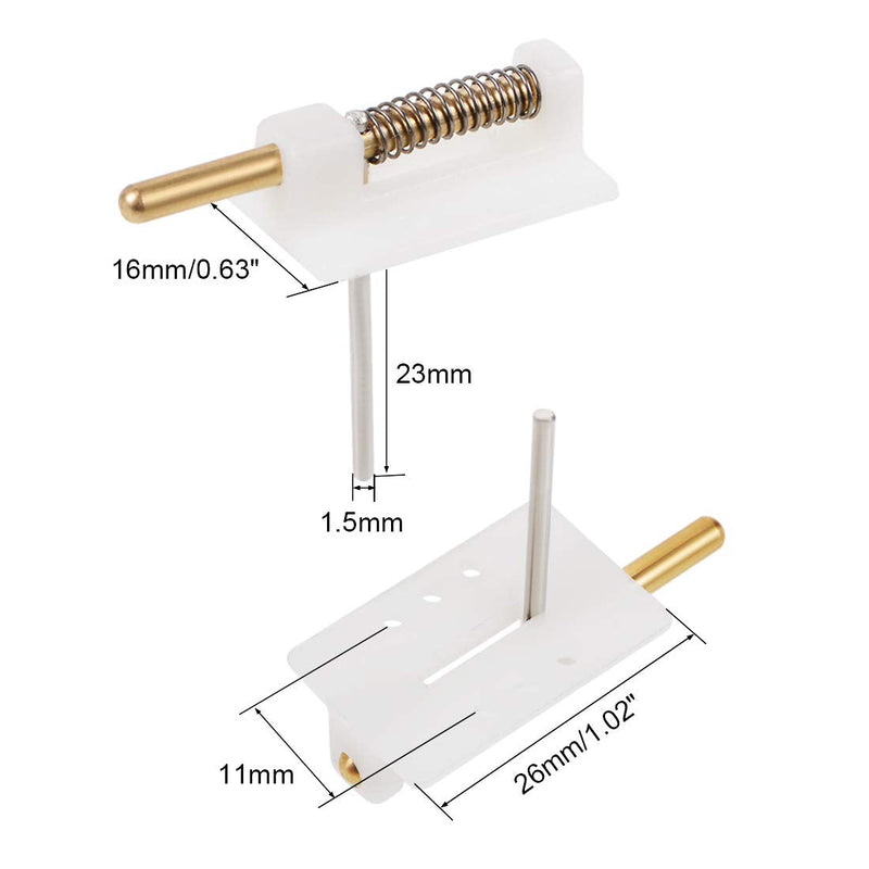 [Australia - AusPower] - uxcell Canopy Hatch Lock Latches for RC Airplane Cover Fixing, 26x16x8.5mm 2pcs 