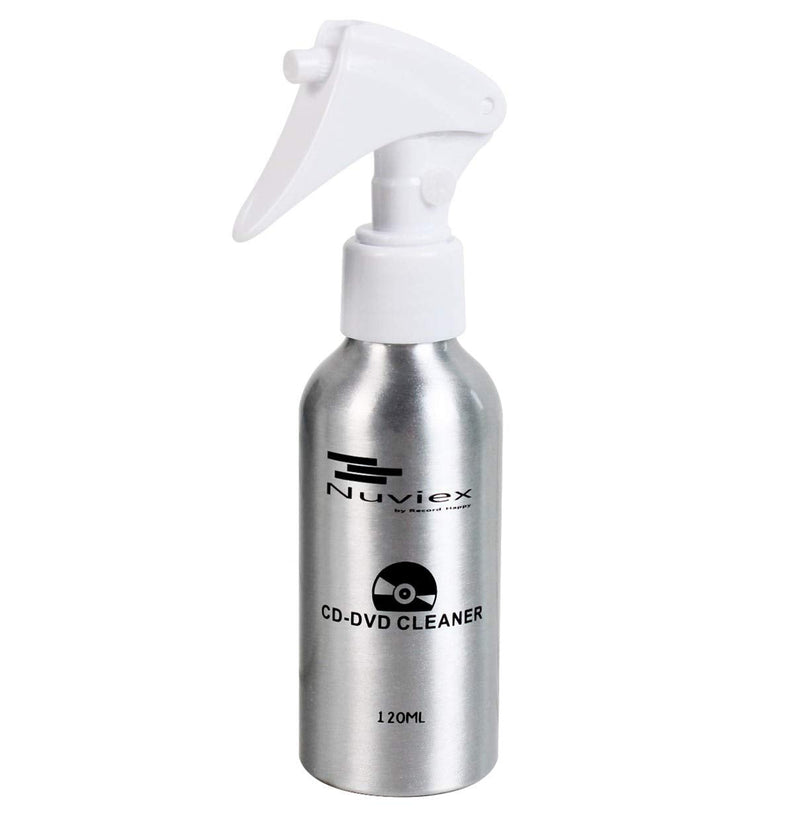 [Australia - AusPower] - CD DVD Cleaner Solution Spray Fluid - Premium Compact disc Cleaning Kit with Anti-Static Microfiber Cloth Glove 4oz 