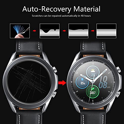 [Australia - AusPower] - High Sensitivity GT 2e Hydrogel Screen Protector for Huawei Watch GT2E Sport, 6pcs Smart Watch Transparent Soft Protection Film [Full Coverage] [Clear HD] [Anti-Bubble] [Case Friendly] (Not Tempered Glass) 