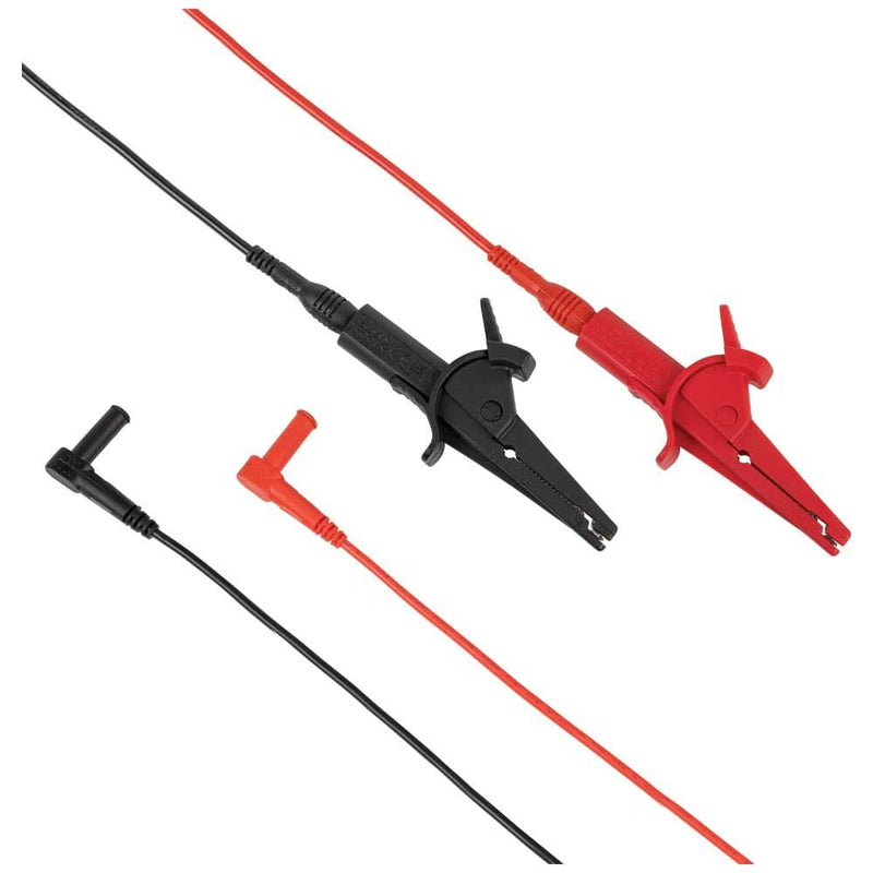 [Australia - AusPower] - Klein Tools 69381 Alligator Clip Test Leads, Heavy-Duty Replacement Meter Leads, for All Meters Using Banana Plug Meter Leads, 3-Foot 