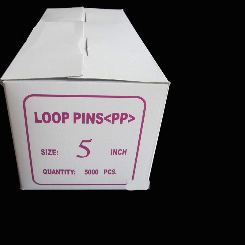 [Australia - AusPower] - 5000 pcs 5" Loop Lock Security Fasteners- Snap Lock, Natural 
