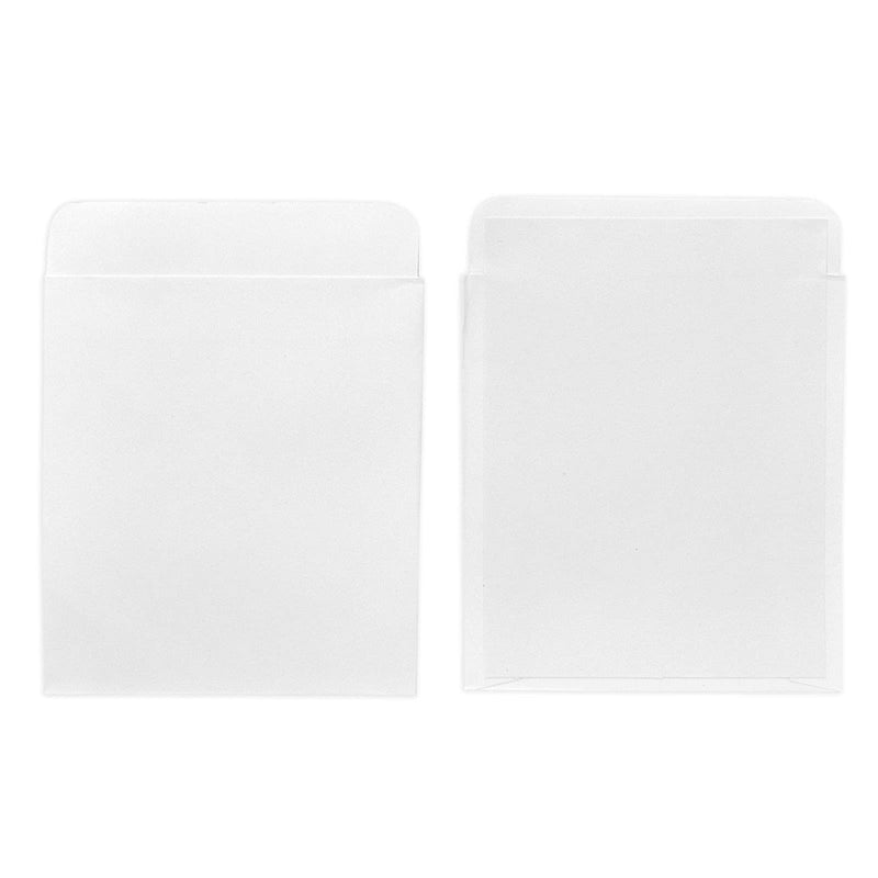 [Australia - AusPower] - Library Card Pockets for Books, Self-Adhesive Sleeves (3.5 x 4.5 In, 100 Pack) 