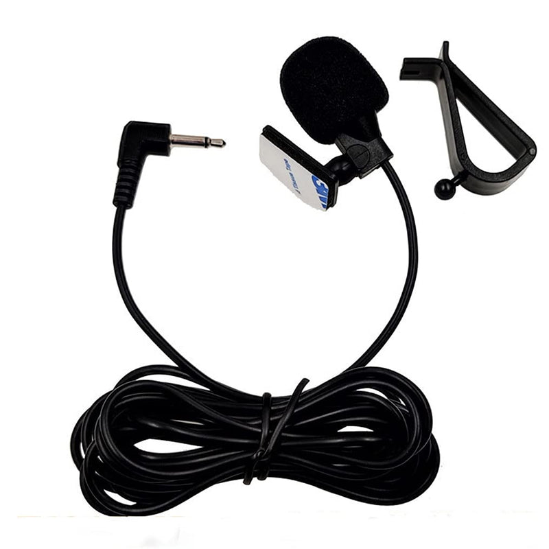 [Australia - AusPower] - PZV 2.5mm Car Extenal Mic for Car Radio Head Units with 2.5mm Input Vehicle Enabled Stereo Radio GPS DVD Compatible with Pionee Microphone AVH-1400NEX,MVH-1400NEX,AVH-200BT 