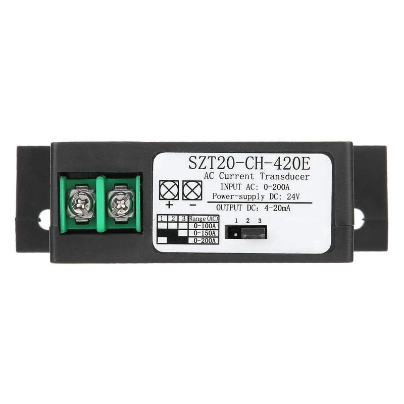 [Australia - AusPower] - Current Transmitter AC 0-200A Conversion Analog 4-20mA AC Isolator Transformer Converter Current Transducer 