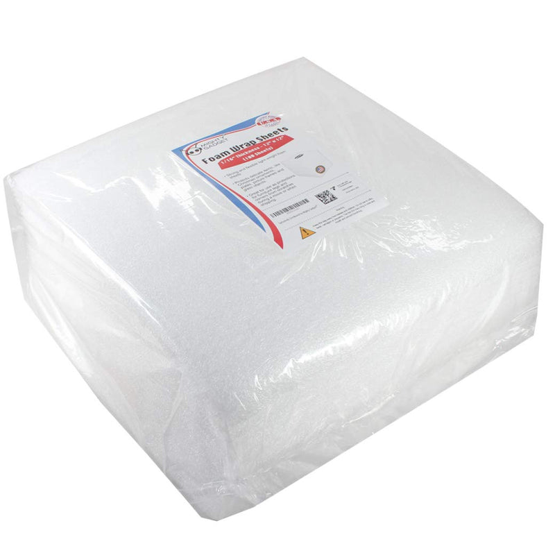 [Australia - AusPower] - 100 Pack Cushioning Foam Sheets Mighty Gadget (R) 12" X 12", 1/16" Thickness, Cushion Foam Wrap Sheets, Packaging Material, Moving Supplies for Packing Storage and Shipping 