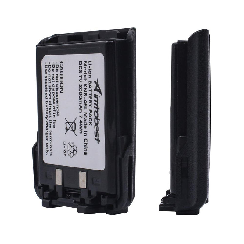 [Australia - AusPower] - KNB-46L 2000mAh Li-ion Battery Compatible for Kenwood TK-3230 TK3230 Portable Radios Walkie Talkies 