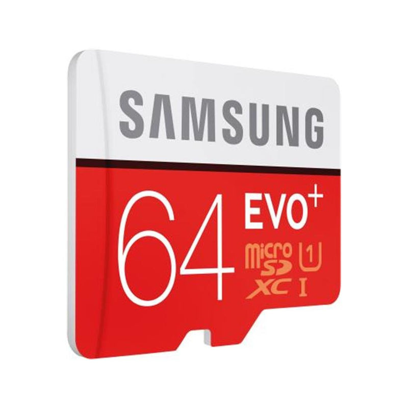 [Australia - AusPower] - Samsung 64GB EVO Plus Class 10 Micro SDXC with Adapter 80mb/s (MB-MC64DA) 
