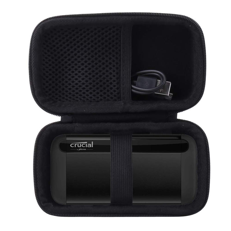 [Australia - AusPower] - Aenllosi Hard Carrying Case Case Compatible with Crucial 1TB/500GB X8 Portable SSD (Carrying) for Crucial X8 