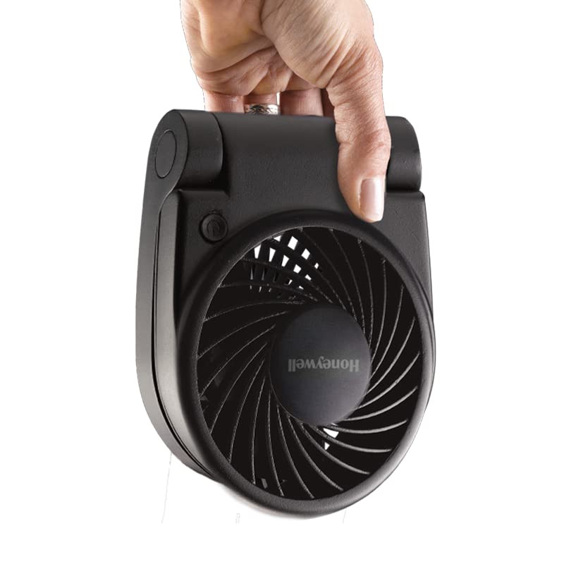 [Australia - AusPower] - Honeywell Turbo On The Go USB/Battery Powered Fan, Black 