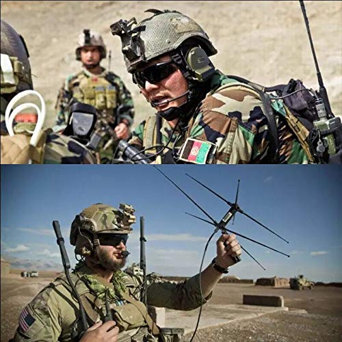 [Australia - AusPower] - ABBREE Army Game Foldable Tactical Outdoor Sports Dual Band VHF/UHF 144/430MHz Antenna for Baofeng UV-XR UV-9R Plus UV-S9Plus GT-3WP UV-5RWP UV-5R BF-F8HP Waterproof Two Way Radio (48.8in) 48.8in 