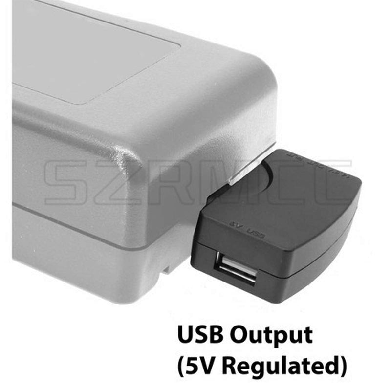 [Australia - AusPower] - SZRMCC D-tap P-tap to USB 5V Adapter Converter Box for Anton and Sony V-Mount Camera Battery (1Pcs) 1Pcs 