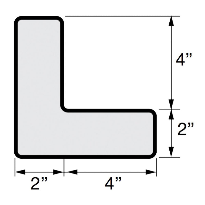 [Australia - AusPower] - Incom - LM110Y INCOM Manufacturing: 5S / Lean Textured Floor Organization Layout Markers  L/Corner Shape, 6 inch x 6 inch, Yellow (Pack of 25) 