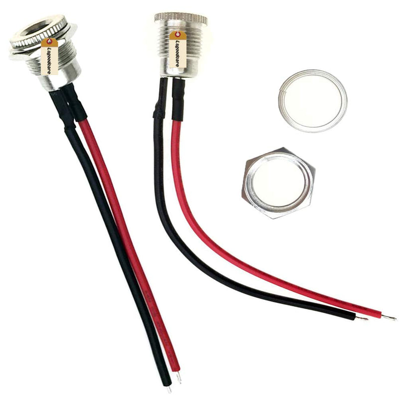 [Australia - AusPower] - 5.5 x 2.1 MM 10A DC Power Jack Socket Dc099 30V Threaded Female Mount Connector Adapter with 3.94 Ich 18AWG Cable and DC Barrel Jack Plug Male Lsgoodcare 5.5 x 2.1 MM 