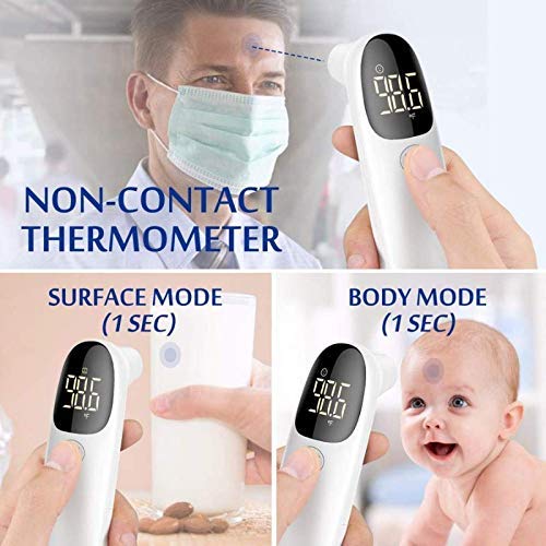 [Australia - AusPower] - Infrared Thermometer - Non Contact Thermometer - Digital Thermometer for Kids and Adults - Temperature Gun 