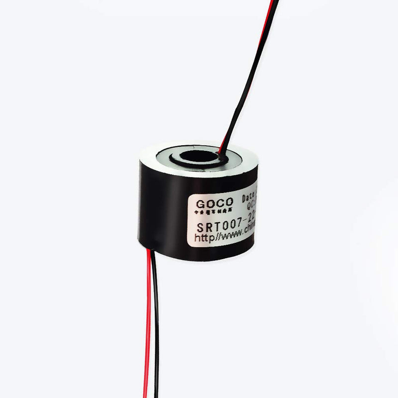 [Australia - AusPower] - GCSLIPRING slipring hole conductive slip ring through hole 7mm2wire2A slip ring brush collector ring 