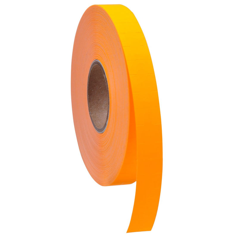 [Australia - AusPower] - Fluorescent Orange Labels to fit Monarch 1110 Pricers. 16 Rolls with 1 Free Ink Roller. 