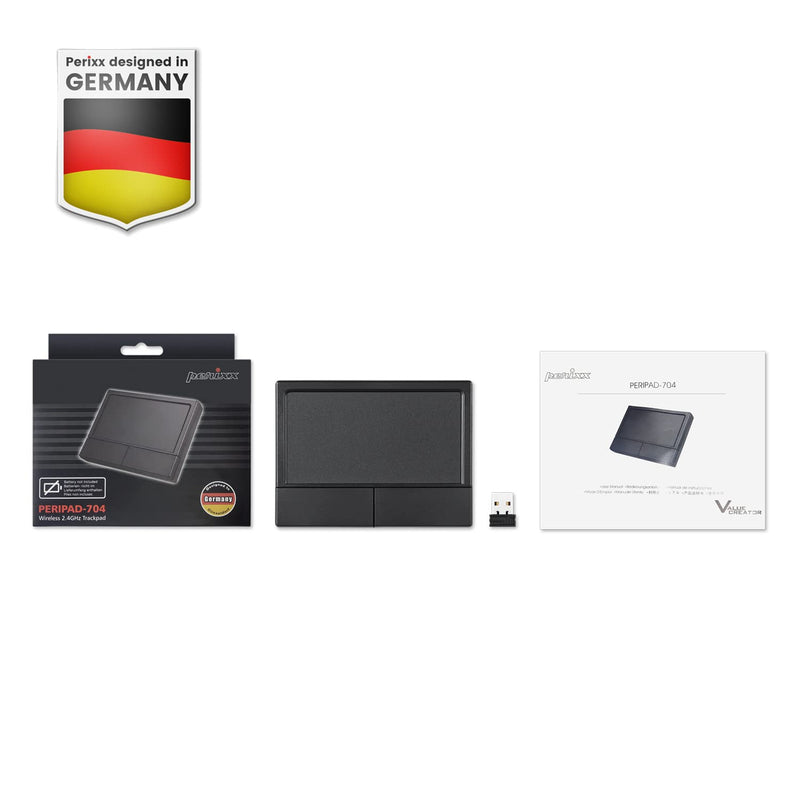 [Australia - AusPower] - Perixx PERIPAD-504 Wired USB Touchpad, Portable Trackpad for Desktop and Laptop User, Large Size,Big Big 