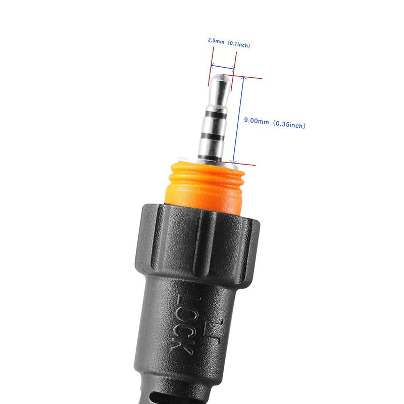 [Australia - AusPower] - JUYODE CLP1010 Earpiece Surveillance Walkie Talkie Headset Compatible with Motorola CLP1060 CLP1040 On-Site Business Radios with Acoustic Tube 