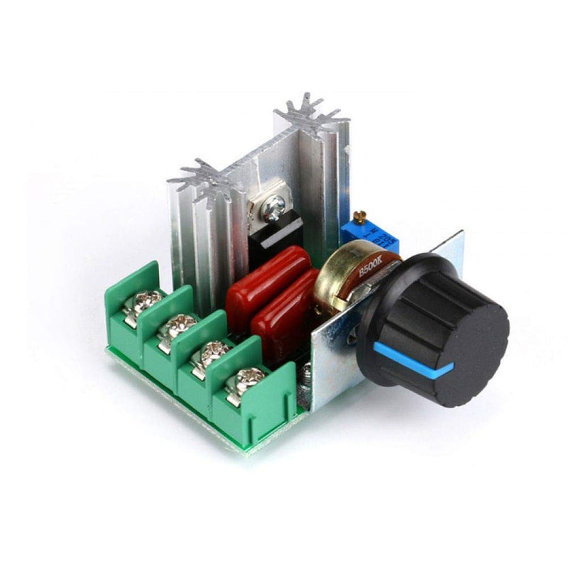 [Australia - AusPower] - DAOKI 2Pcs Motor Speed Controller AC 220V 2000W SCR Voltage Regulator Dimming Dimmers Thermostat Electronic Voltage Regulator Module Integrated 