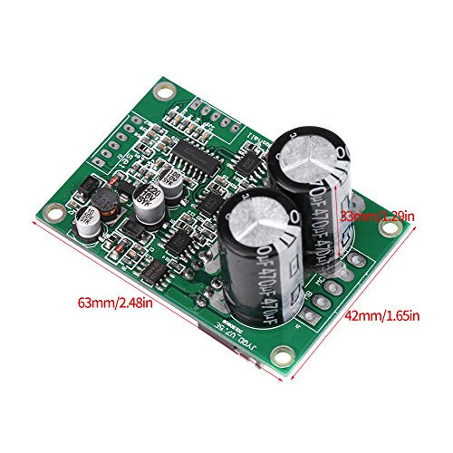 [Australia - AusPower] - DC 36-72V 15A 700W Brushless Motor Controller Reversible Hall Balanced Car DC Motor Driver Board PWM with Speed Regulation Function 