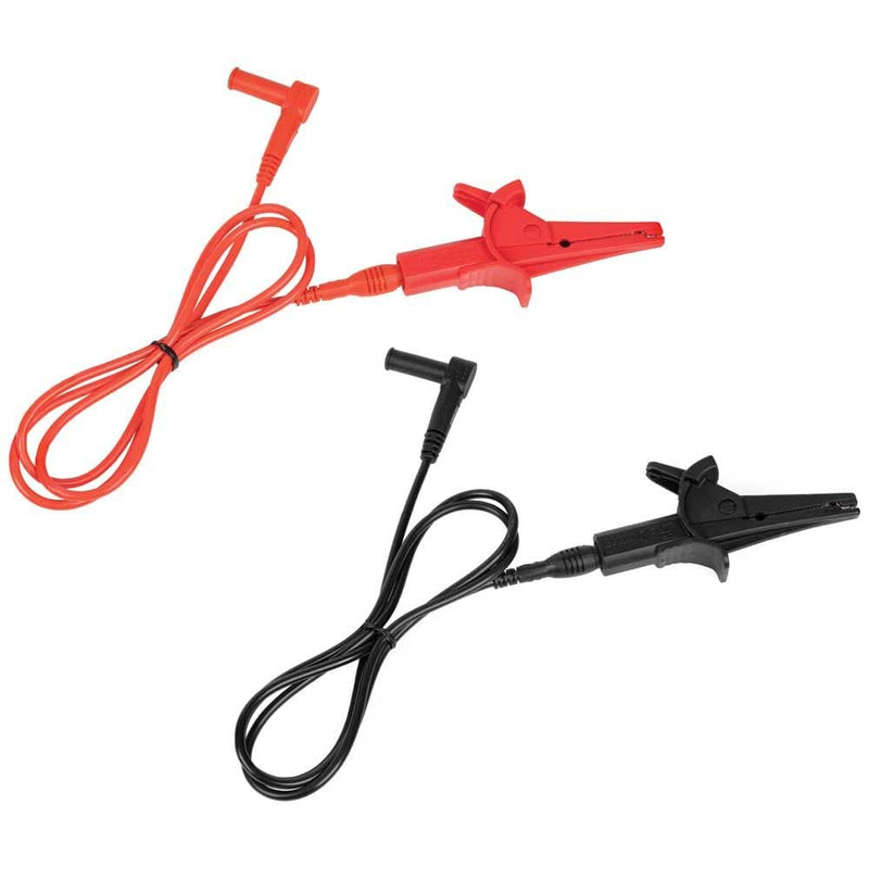 [Australia - AusPower] - Klein Tools 69381 Alligator Clip Test Leads, Heavy-Duty Replacement Meter Leads, for All Meters Using Banana Plug Meter Leads, 3-Foot 