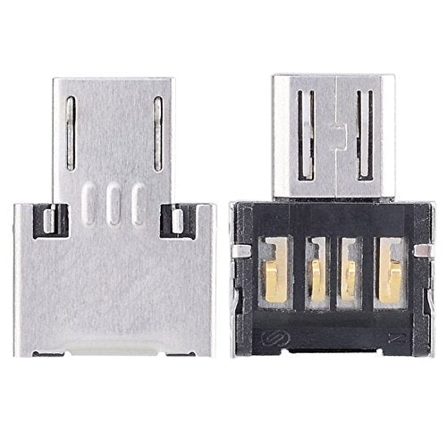 [Australia - AusPower] - CHENYANG Ultra Mini DM Micro USB 5pin OTG Adapter Connector for Cell Phone Tablet & USB Cable & Flash Disk - 5pcs OTG*5set 