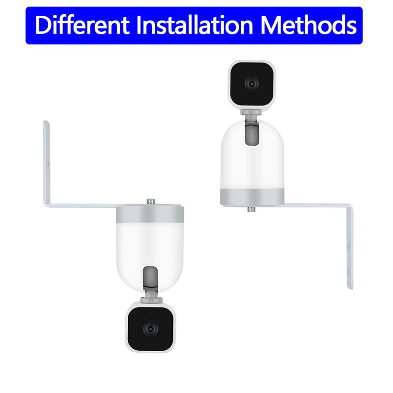 [Australia - AusPower] - OYOCAM Wall Mount for Blink Mini Pan-Tilt Camera Mount Wyze Cam Pan V3, Metal Wall Mount Bracket Holder Provide Better Viewing Angles for Walls Ceilings Home Apartment Office Indoor, Easy to Install 
