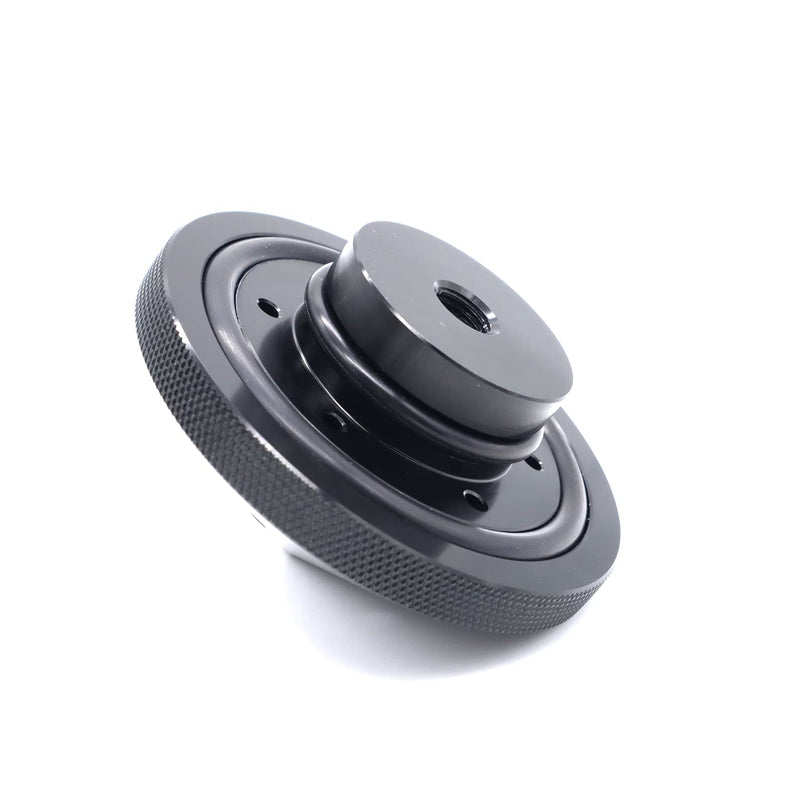[Australia - AusPower] - Eliminator Trolling Motor Prop Nut Aluminum GFEL-MK-BK-DP Replace for MinnKota 35-70 lb Models (Black) 