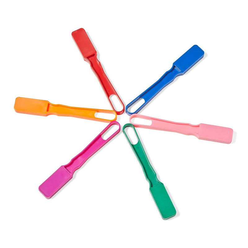 [Australia - AusPower] - hand2mind Rainbow Magnetic Wand Set for Kids for 5-10, 8 Inch with Magnet Bar, Use for Sewing, Science Experiments, Bingo, Fridge, and Magnetic Concepts, Homeschool Supplies (Pack of 6) 
